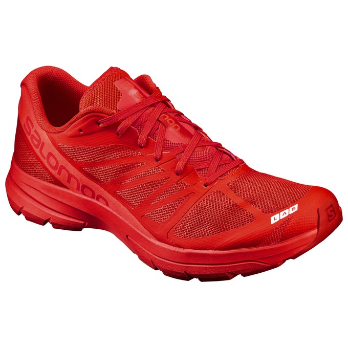 SALOMON S-LAB SONIC 2 Philippines - Men's Running Shoes - Red | 413520-VBR